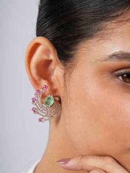 CAO JEWELLERY - Mint Pink Paradise Studs