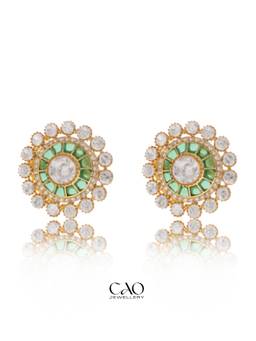 CAO JEWELLERY - Green Aura Studs