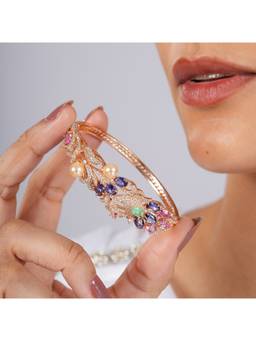 CAO JEWELLERY - Crystal Peacock Bracelet