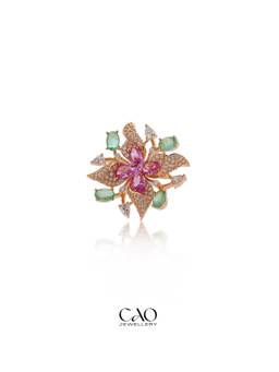 CAO JEWELLERY - Floral Spark Ring