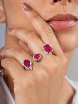 CAO JEWELLERY - Pink Trio Ring