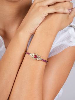 CAO JEWELLERY - Ruby Petal Bracelet