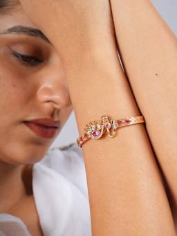 CAO JEWELLERY - Ornate Ruby Bracelet