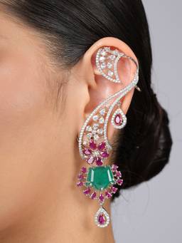 CAO JEWELLERY - Emerald Horizon Earcuff