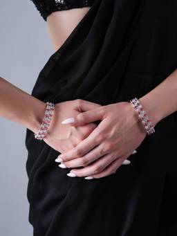 CAO JEWELLERY - Premium Moissanite Bangles (Pack Of 5)