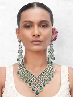 CAO JEWELLERY - Green Premium Jewellery Set