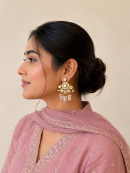 Jovi's Jewels - Traditional Polki Earrings