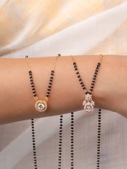 Zeraki Jewels - Emily Aanya Mangalsutra (Pack Of 2)