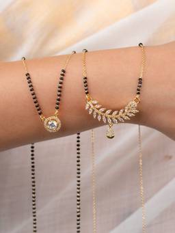 Zeraki Jewels - Emily Archi Mangalsutra (Pack Of 2)