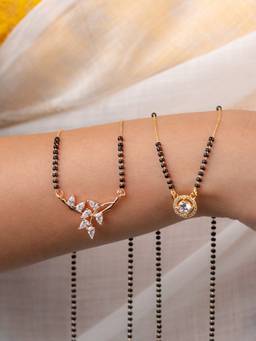 Zeraki Jewels - Emily Khushi Mangalsutra (Pack Of 2)
