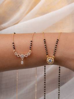 Zeraki Jewels - Emily Rihanna Mangalsutra (Pack Of 2)