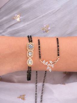 Zeraki Jewels - Khushi and Damyanti Gold Mangalsutra Set