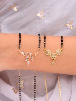 Zeraki Jewels - Khushi and Kisna Mangalsutra (Pack Of 2)