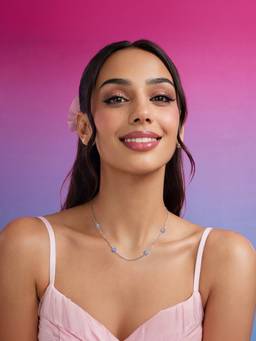 Zavya - Timeless Elegance Rhodium Plated 925 Silver Necklace