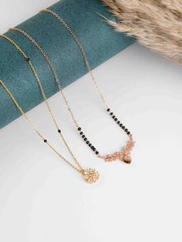 Zeraki Jewels - Nora Tanvi Mangalsutra (Pack Of 2)