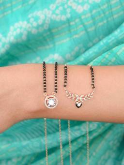 Zeraki Jewels - Nora Suhana Mangalsutra (Pack Of 2)