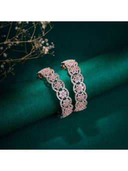 Opal Touch - American Diamond Flower Bangles
