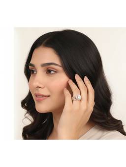 Opal Touch - Marquise Cluster Ring