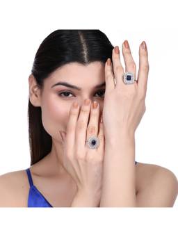 Opal Touch - Pearl Whisper Brass Ring (Pack Of 2)