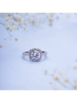 Opal Touch - Two-Tone Sparkle Ring