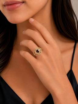 Opal Touch - Royal Empress Gold Plated Ring