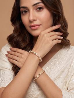 PAYA - Pearl Lineage Round Pearl Bracelet (Pack Of 2)