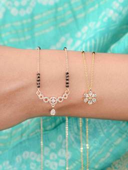 Zeraki Jewels - Tanvi Rihana Mangalsutra (Pack Of 2)