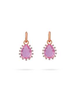 Veli Jewels - Mystic Stone 18K Gold Plated Dangler Earrings
