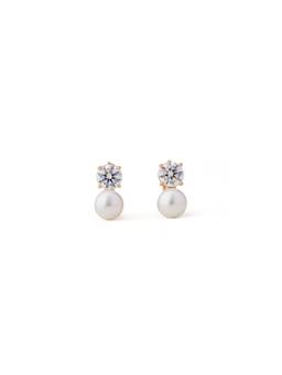 Veli Jewels - Amethyst 18K Gold Plated Drop Earrings