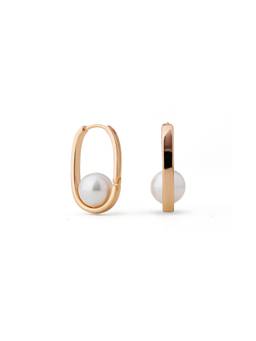 Veli Jewels - Women's Rose Quartz Drop Earrings