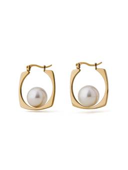 Veli Jewels - Tiger Eye 18K Gold Plated Drop Earrings