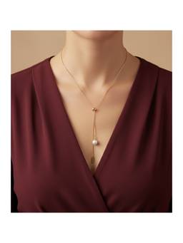Veli Jewels - Pearl Dot Skin Friendly Necklace