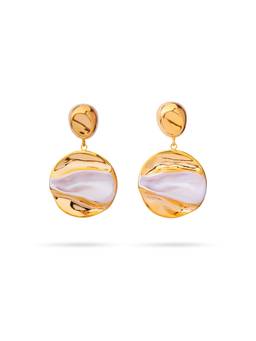 Veli Jewels - Women's Poppy Gold Drop Earrings
