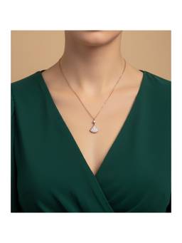 Veli Jewels - Ela Rose Gold Skin Friendly Necklace