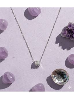 Veli Jewels - Dainty Silver Skin Friendly Necklace