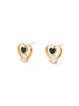 Veli Jewels - Bronze 18K Gold Plated Earrings