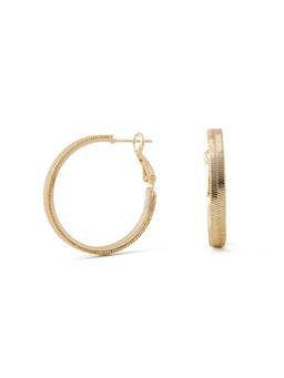 Veli Jewels - Women's Snake Chain Hoop Earrings