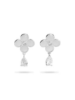 Veli Jewels - Women's Floral Drop Earrings