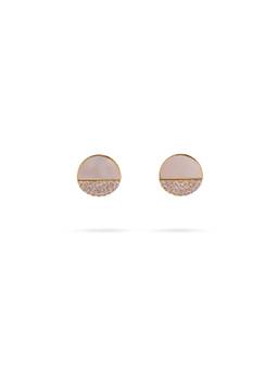 Veli Jewels - Women's Semi-Circle Stud Earrings