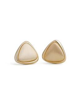 Veli Jewels - Wooden 18K Gold Plated Earrings
