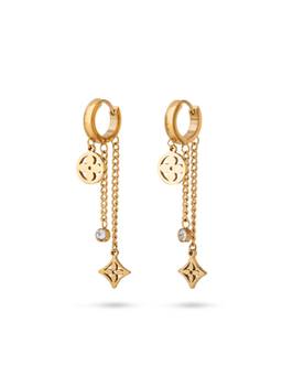 Veli Jewels - Whimsy Gold Dangler Earrings