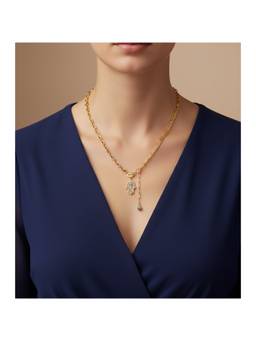 Veli Jewels - Bold Evil Eye Anti Tarnish Chain Necklace