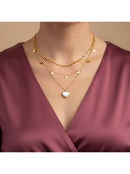 Veli Jewels - All Heart Skin Friendly Layered Necklace
