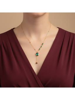Veli Jewels - Green Flash Skin Friendly Necklace
