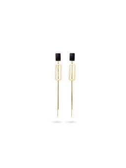 Veli Jewels - It Girl Gold Dangle Earrings