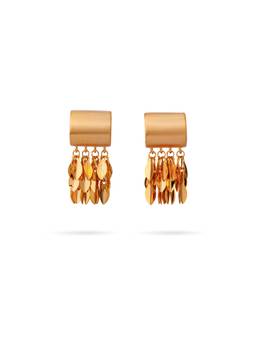 Veli Jewels - The Rebel Gold Danglers Earrings