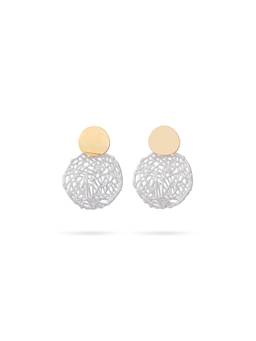 Veli Jewels - Luke 18K Gold Plated Net Earrings