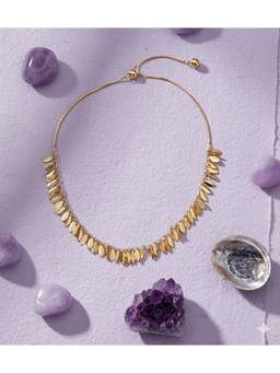 Veli Jewels - Willow 18K Gold Plated Necklace