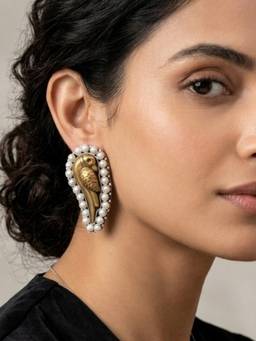 VENI - Brass Gold-Plated Earrings