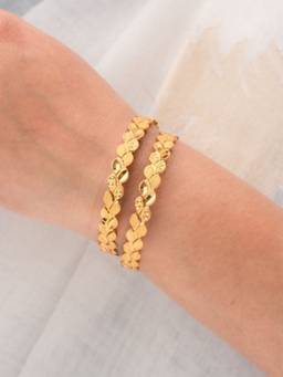 Zeraki Jewels - Vidhi Rose Gold Bangles